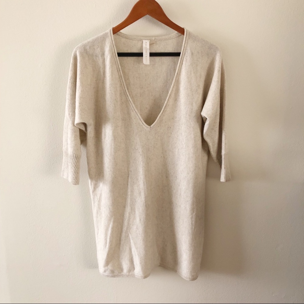 SEVEN TIMES SEVEN | V-Neck Silk/Cashmere Sweater
